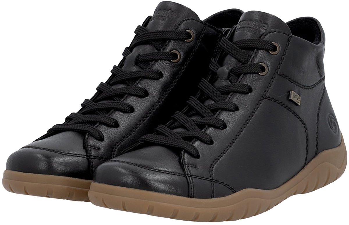 Baskets en cuir Montant