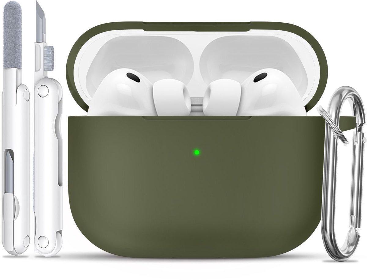TNSNK Siliconen voor AirPods Pro 3 Hoes, Army Green - ShopVlot