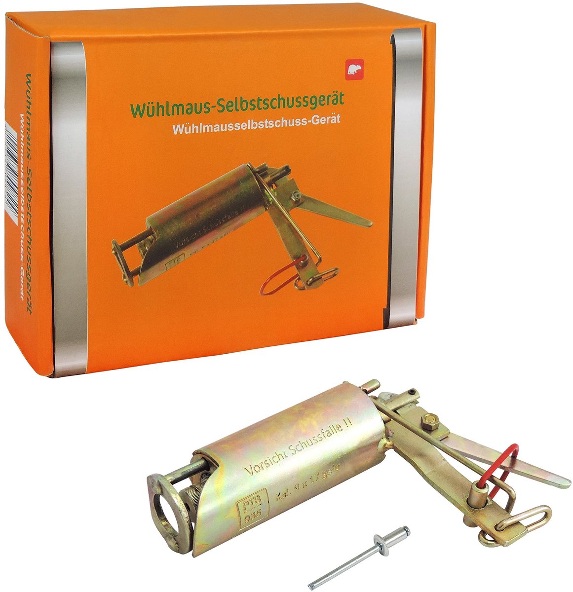 Elzusha - Muizenvallen voor woelratten - Dier vriendelijke controle met cartridge ejector