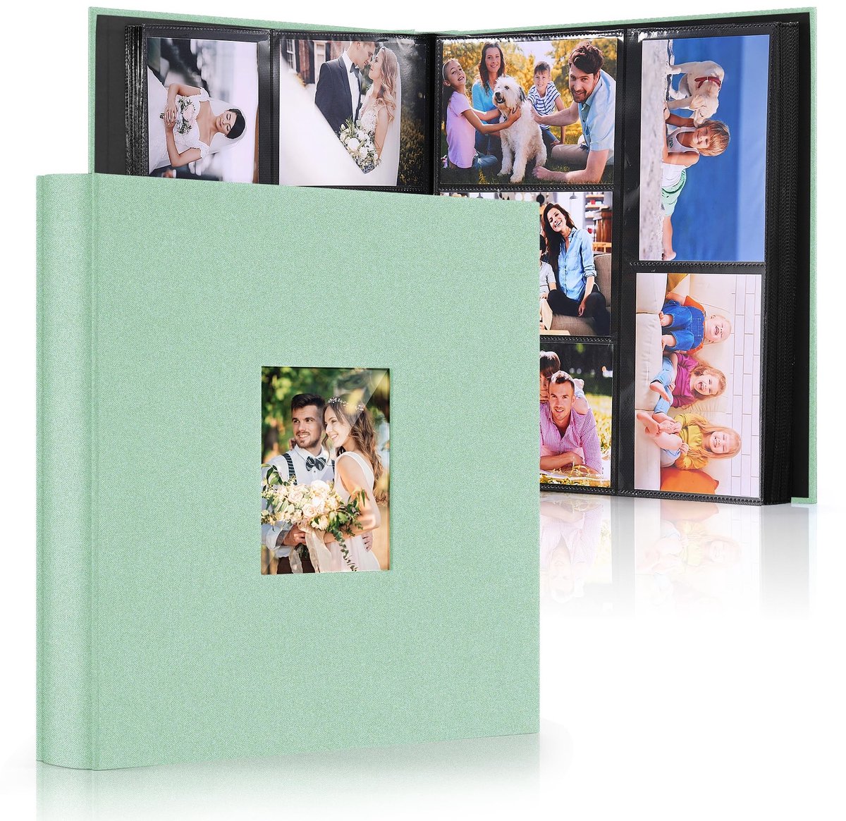 Elzusha - Groot Fotoalbum voor 600 Foto's met Linnen Binding
