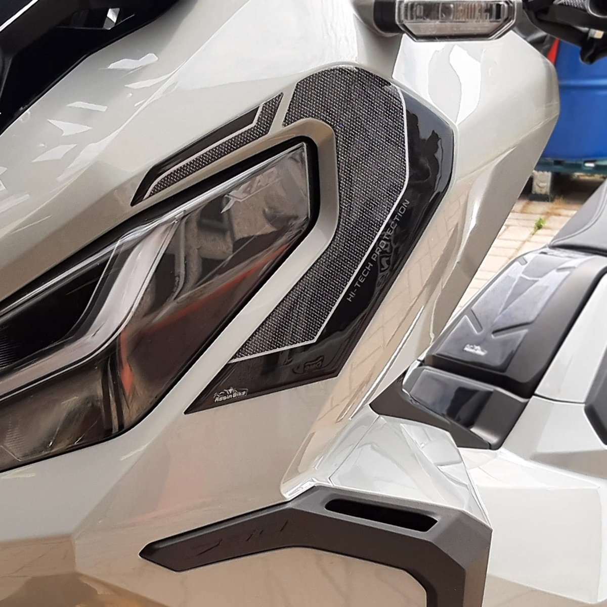 Elzusha - 3D Resin Sticker voor Motoren met Hoekbescherming