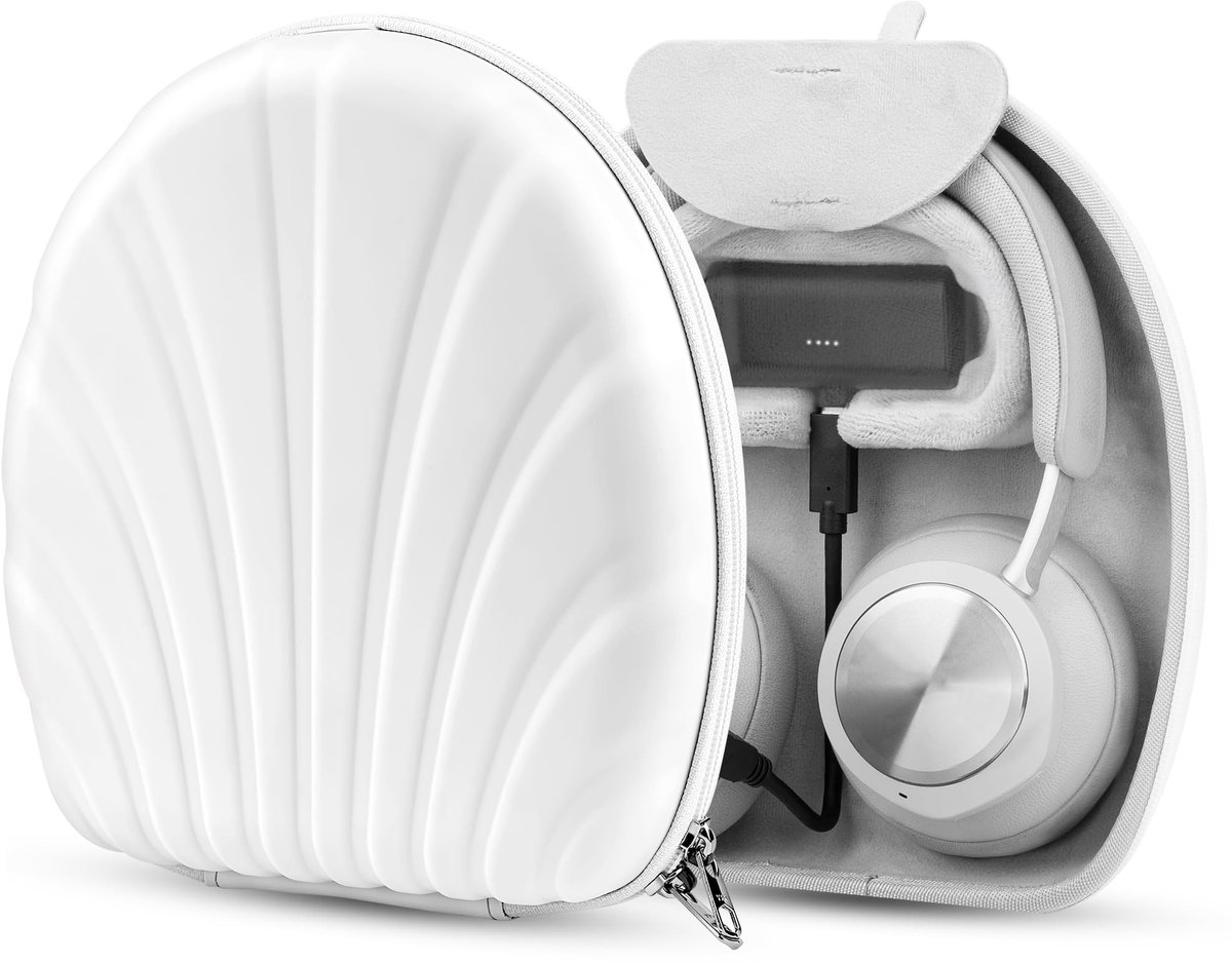 Elzusha - Beschermtas voor Draadloze Koptelefoons met Duurzame Hard Shell