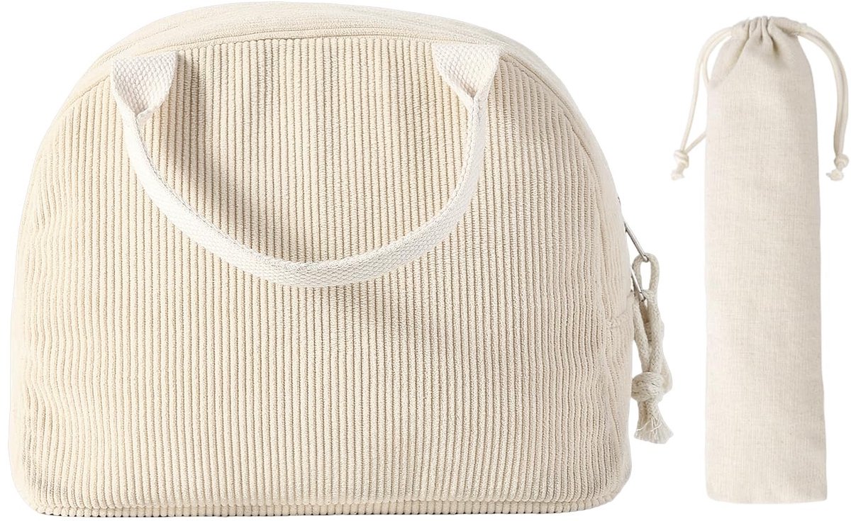 Elzusha - Isolerende Voedselzak met Trekkoord - Beige