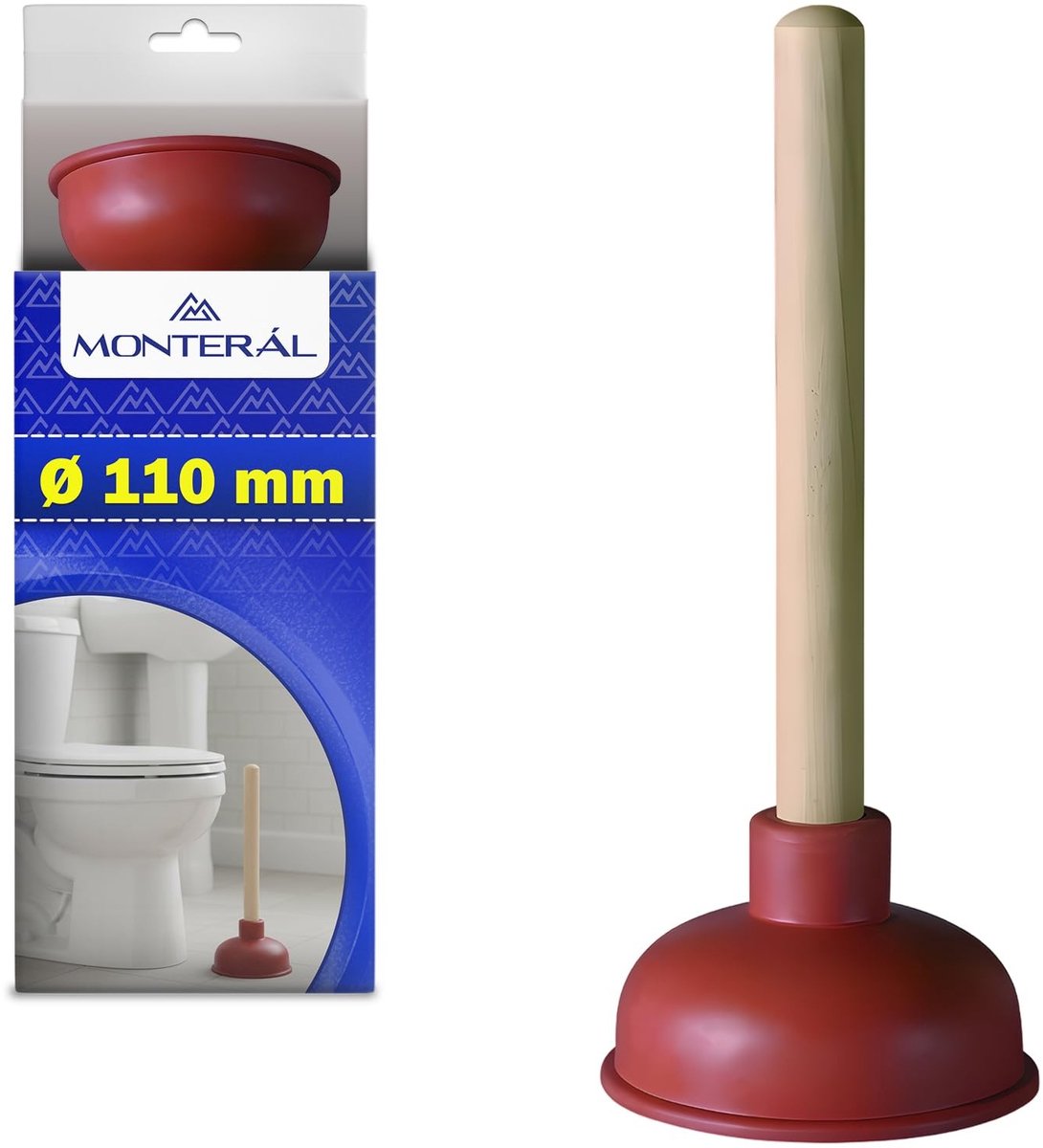 Elzusha - Handmatige Afvoerontstopper Ø 110 mm voor Toiletten en Douches