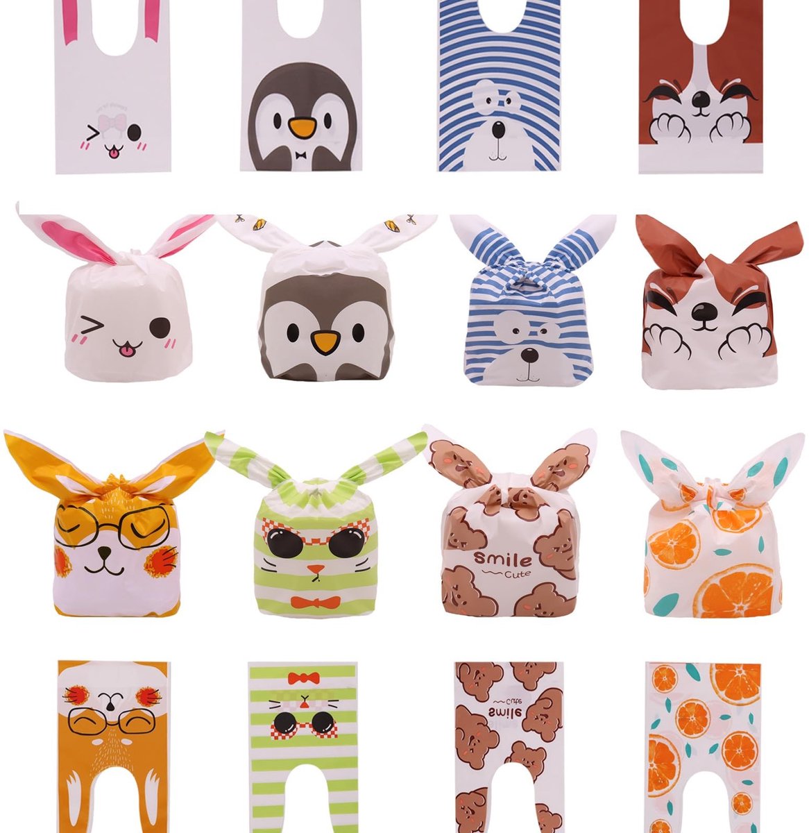 Elzusha - Set van 40 Dierenthema Cadeautassen voor Feesten