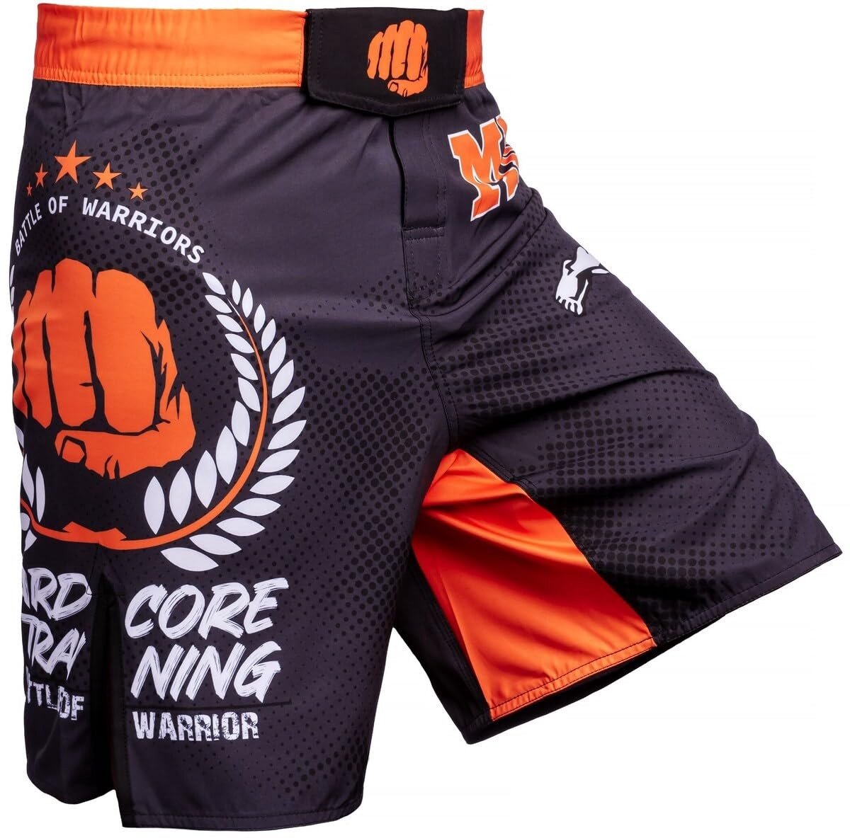 Elzusha - Fight Shorts voor Mannen - en Kickboksen - Graphite Black - 3XL
