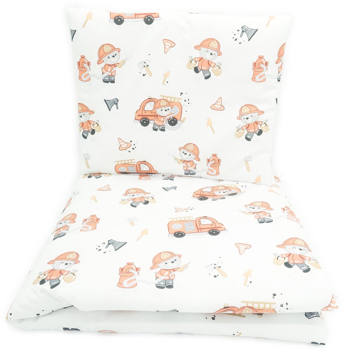 Kinderledikant-beddengoed set 135x100 cm, katoen, brandloos