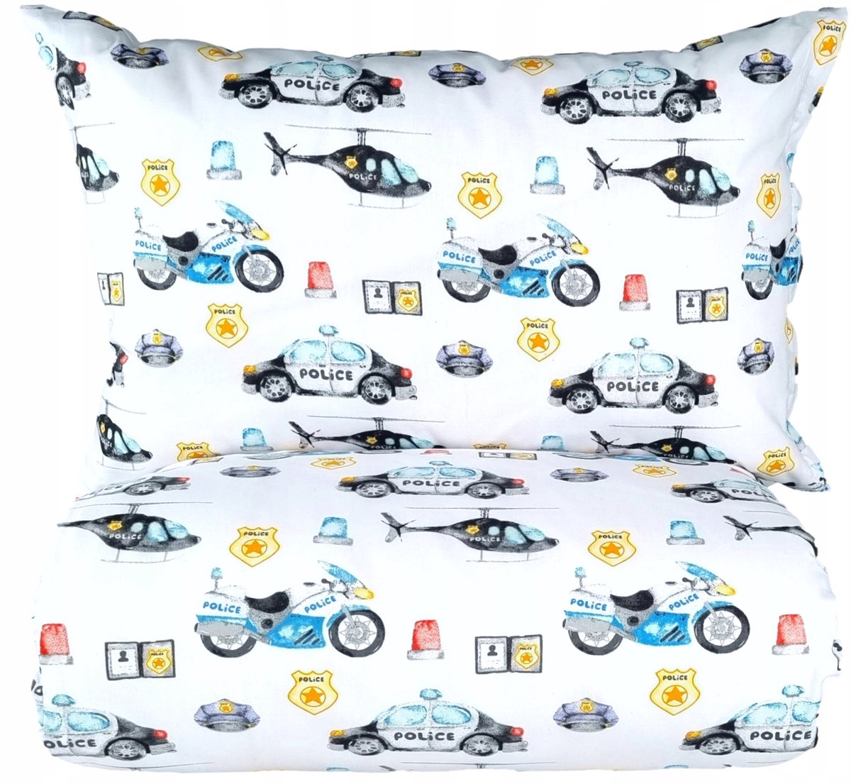 Kinderbeddengo Katoen 120x160cm - Eenhoorn, Dieren & Voertuigen