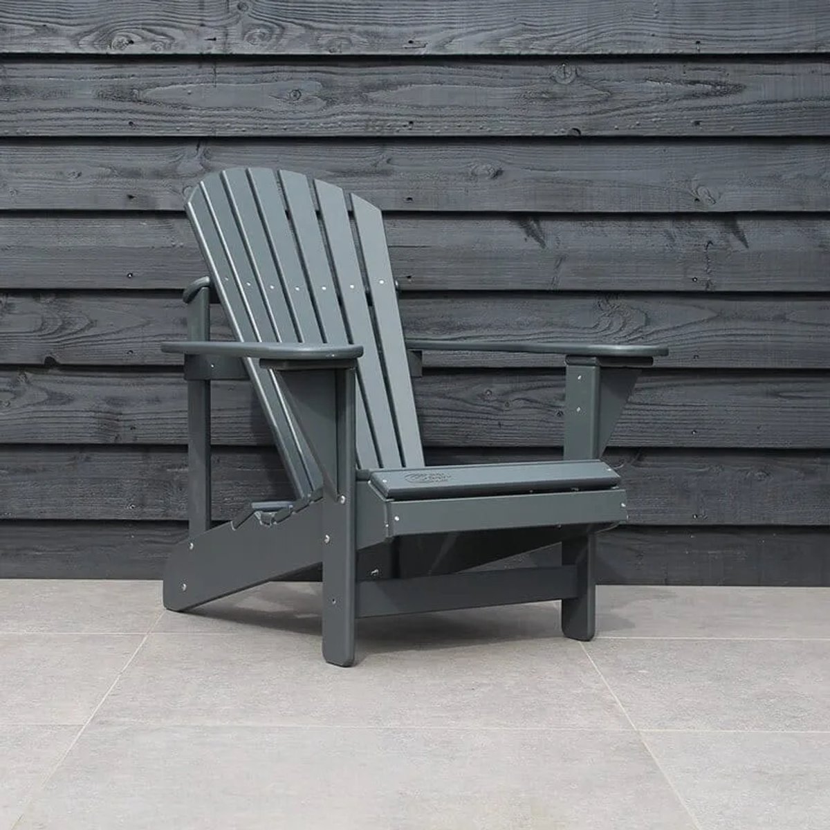 Originele Adirondack Tuinstoel | Kunststof | Grijs | 10 jaar garantie | Binnen 2-5 werkdagen geleverd | Canada Comfy Chair