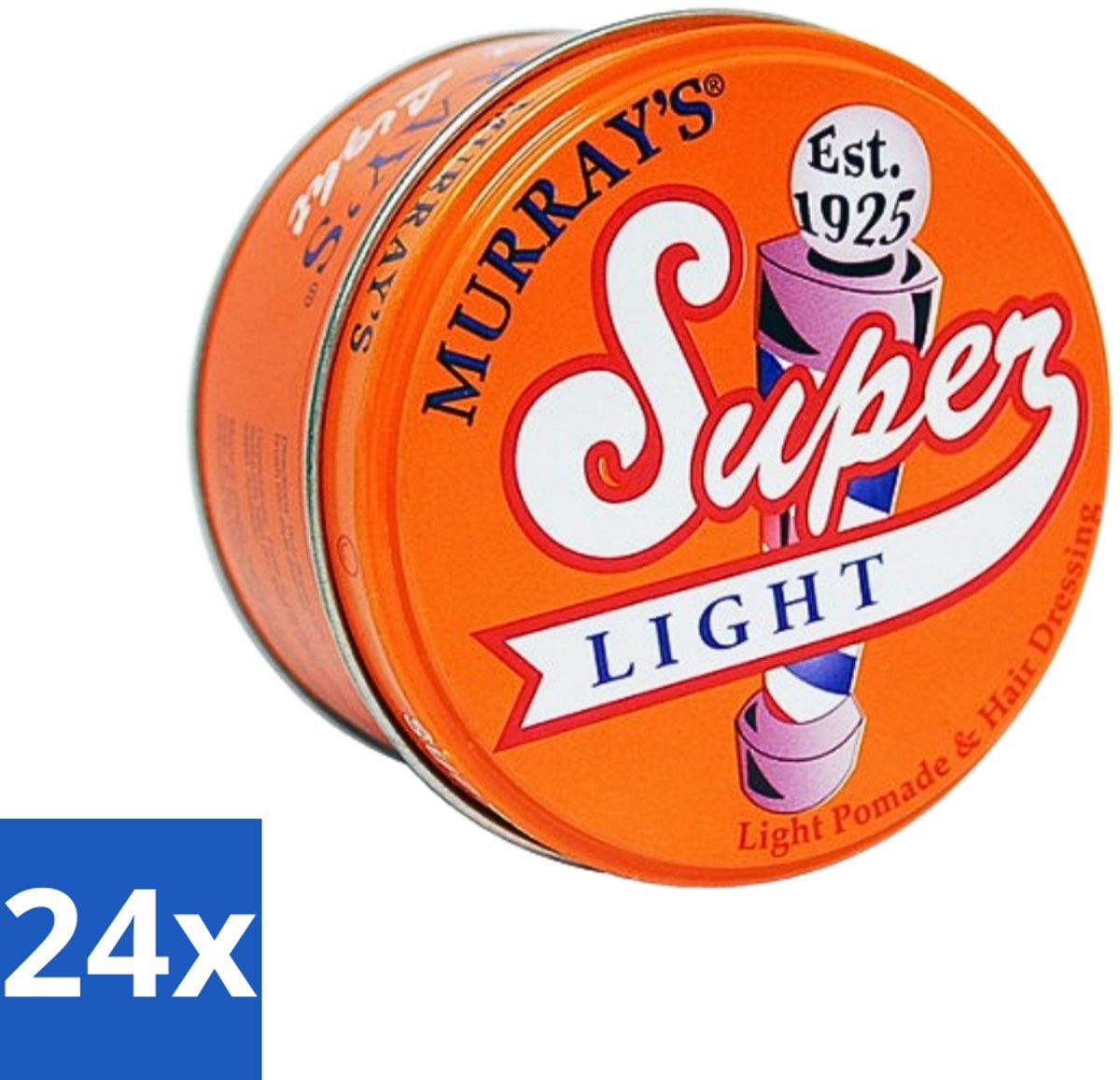 Murray's - Super Light - Pomade - Lichtgewicht Hold - Glanzende Afwerking - 85 ml - Voordeelverpakking - 24 stuks