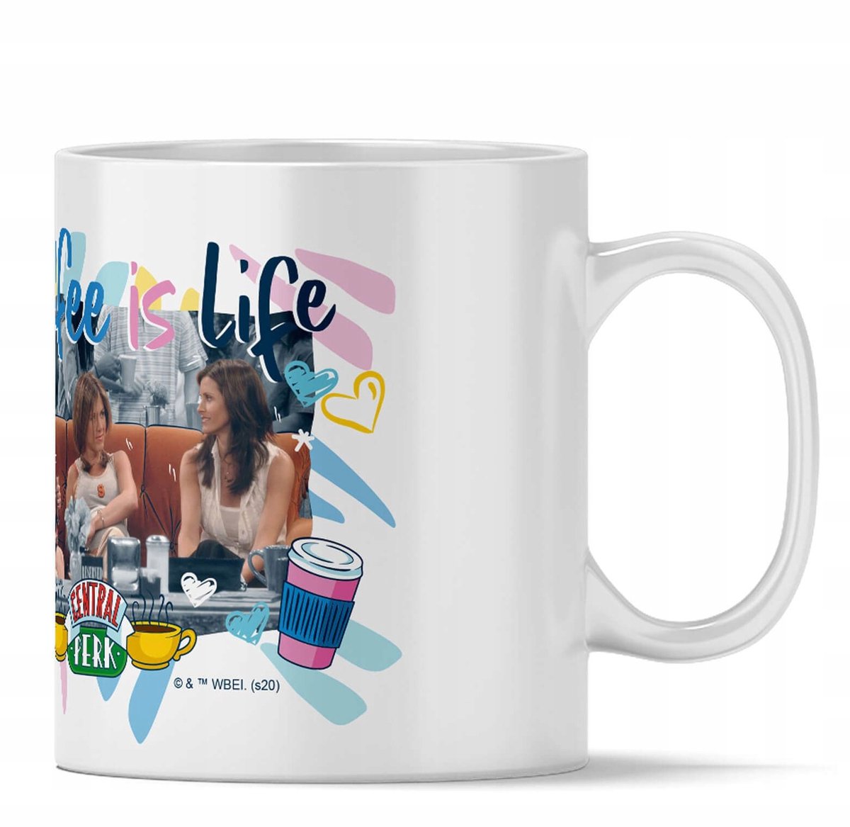 Friends Coffee is Life Mok - Origineel 330 ml Keramiek