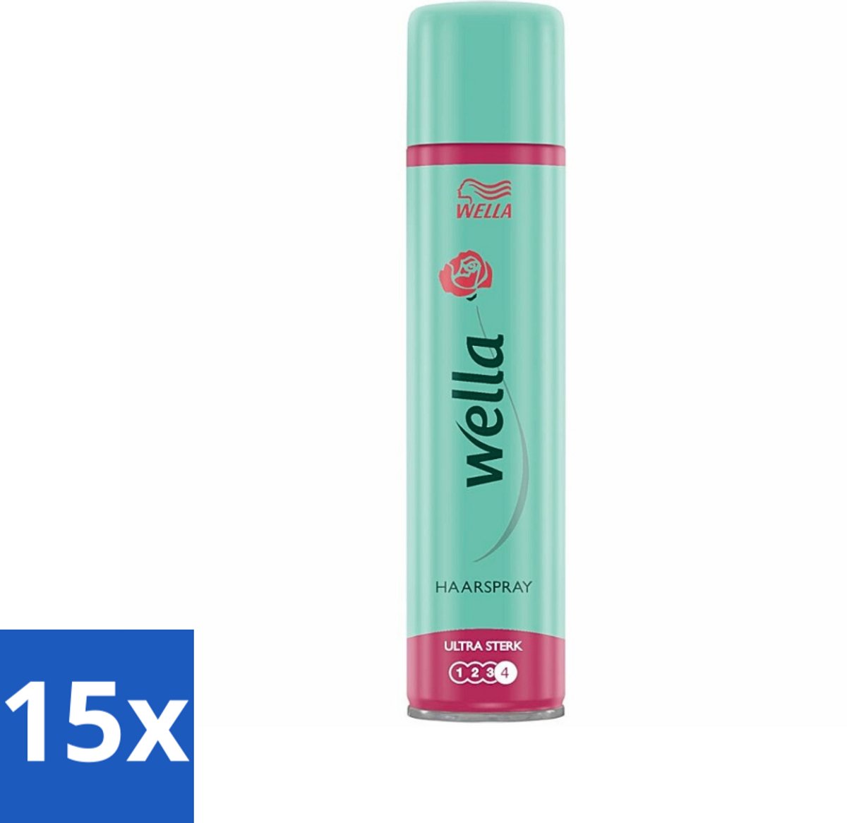 15 x Wella Ultra Strong - Haarspray - 24 Uur Versteviging - Bescherming tegen UV Stralen - 250 ml - Haarspray - Haarspray 24 Uur - Haarspray Met UV Bescherming - Haarspray Voor Volume - Haarspray Voor Langdurige Hold