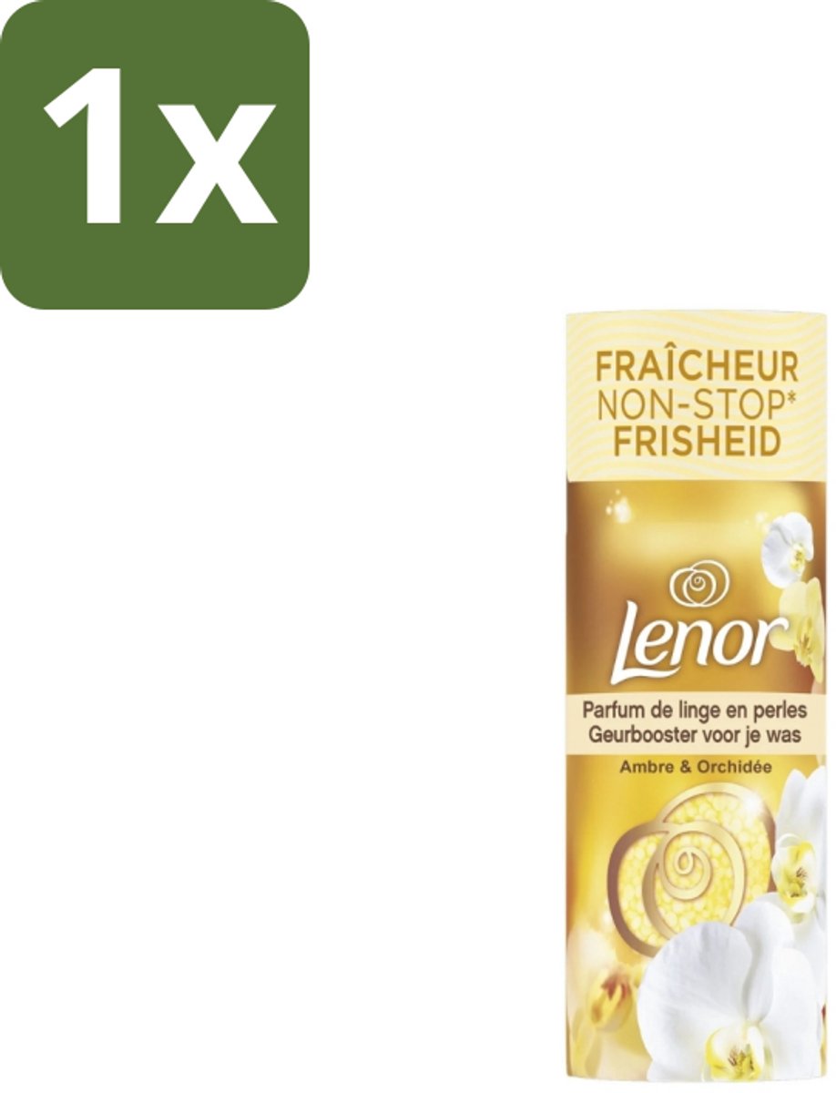 1 x Lenor – In-Wash Geurbooster – Gouden Orchidee - 19 wasbeurten - Geurbooster - Wasgeur - Wasgeurbooster - Geur In Was - Wasgeur Intensiteit