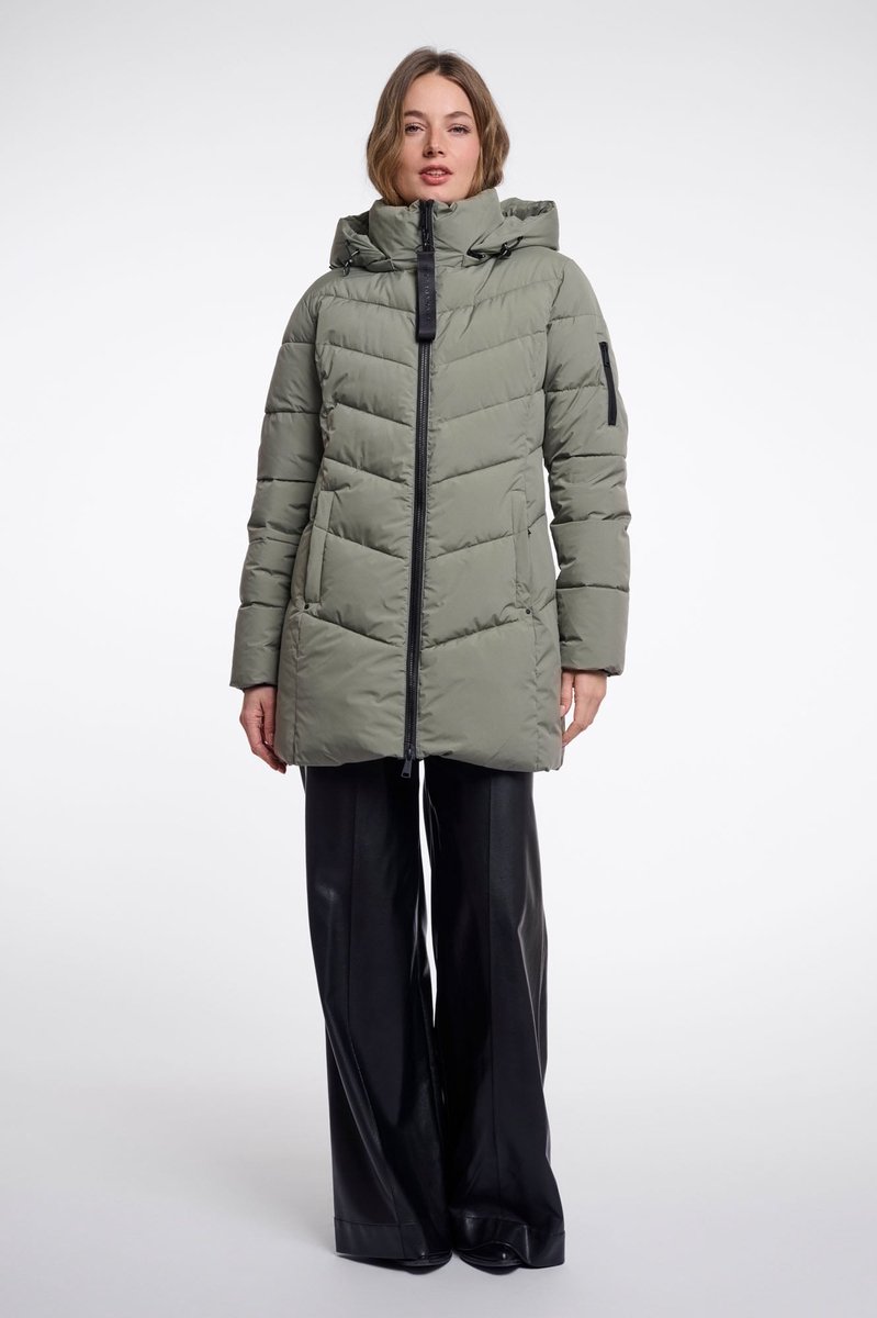 Rino & Pelle Jassen - Yasmina coat - Misty basil