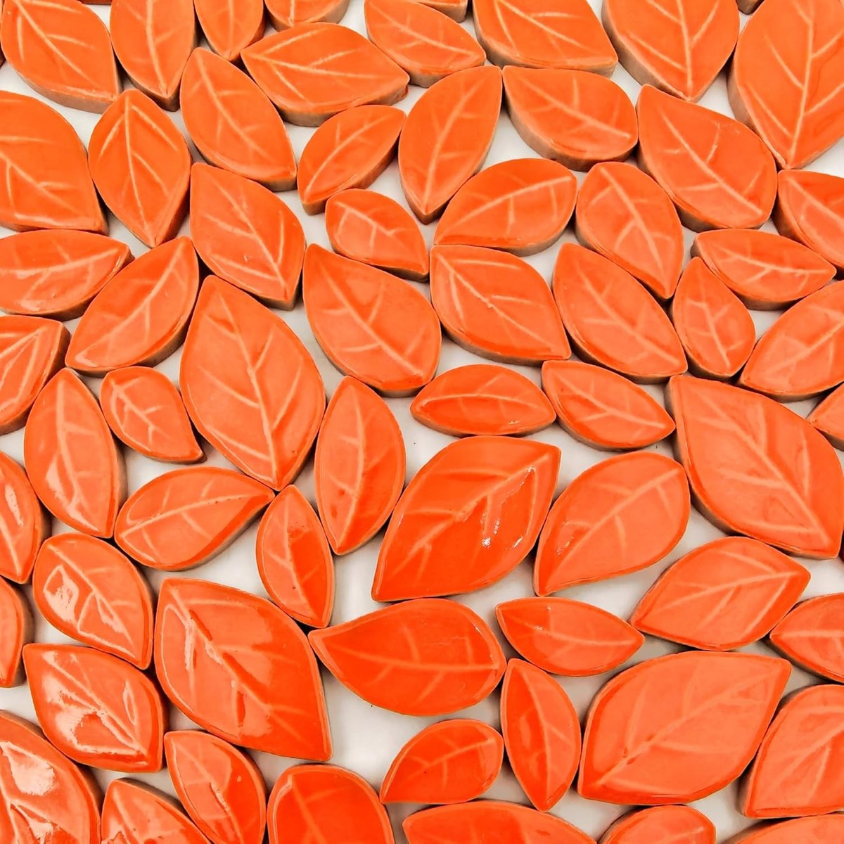 Bladvormige keramische mozaïektegels van 500g voor ambachten, DIY-projecten en woningdecoratie, mozaïekbenodigdheden