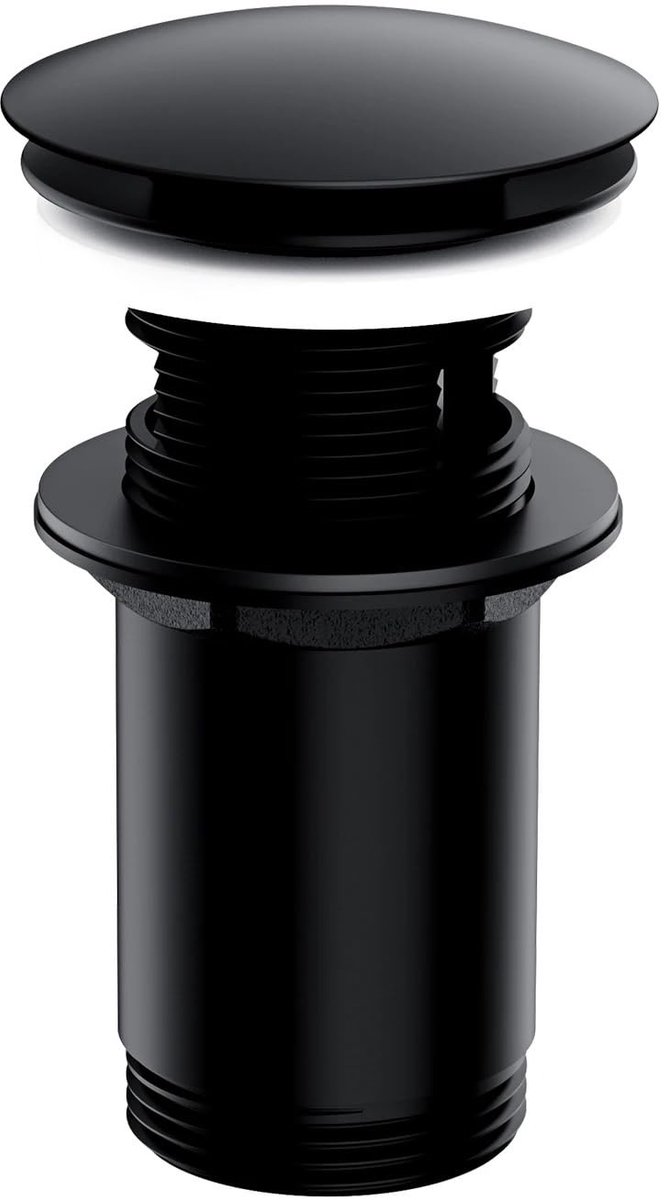Elzusha - Click-plug voor wastafel - Matte zwart