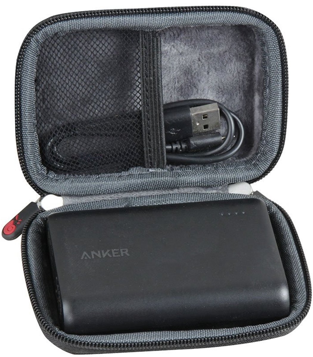 Elzusha - Hard EVA Reiscase voor Externe Batterij 10,000mAh