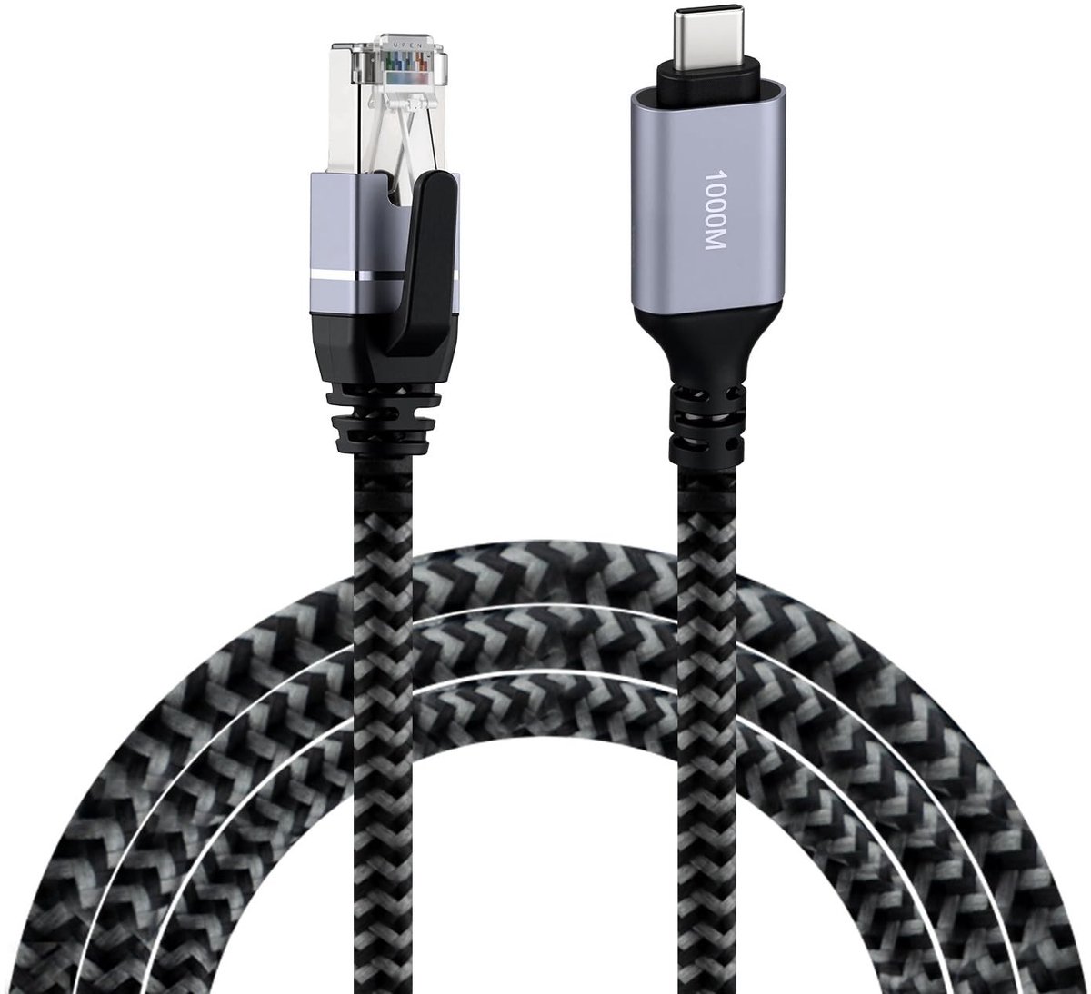 Elzusha - USB-C naar Ethernet Kabel voor Snelle Verbinding