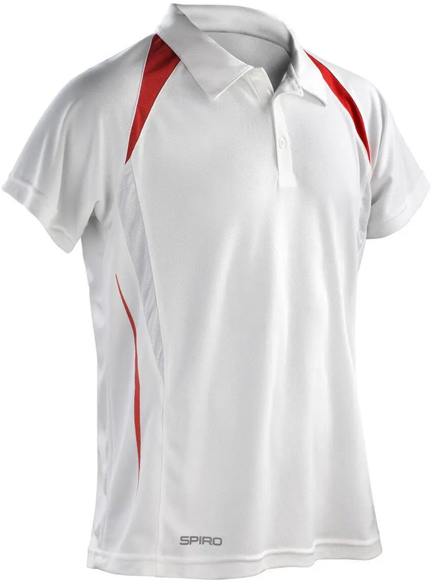 Spiro Team Spirit Polo - White/Red - 2XL