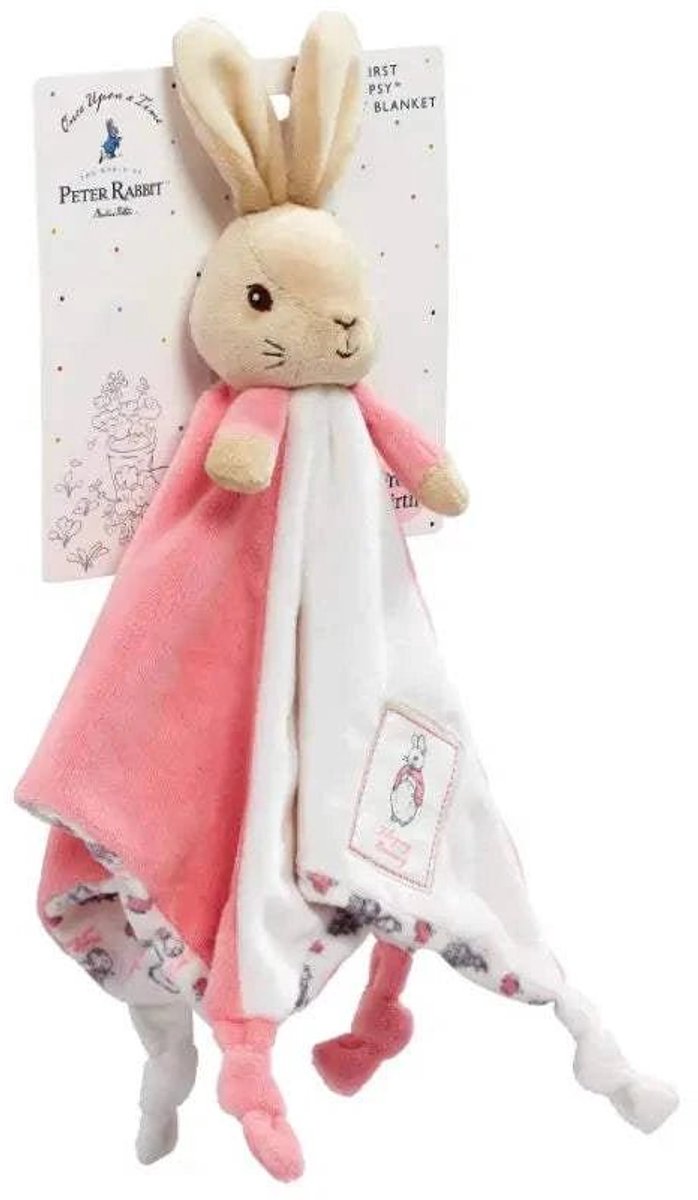 Peter Rabbit knuffeldoekje/tutje roze 30cm van Peter Rabbit. — afbeelding 4