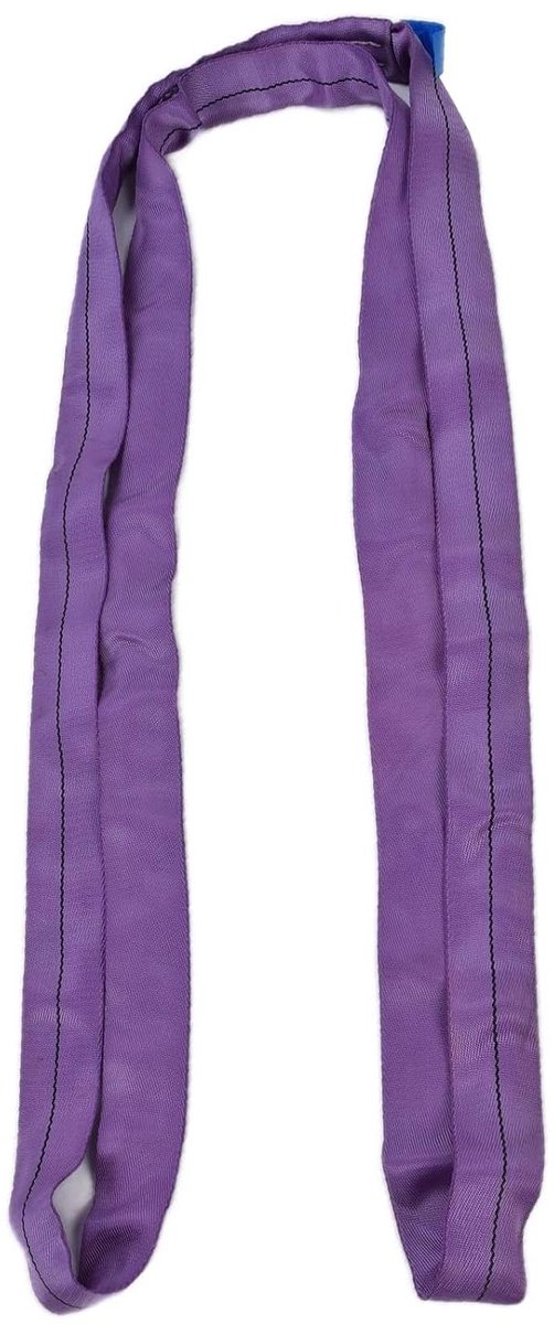 Ronde Hijsband - Slepend Touw - Materiaal Transport - PES Materiaal - 1T Draaggewicht - Paars