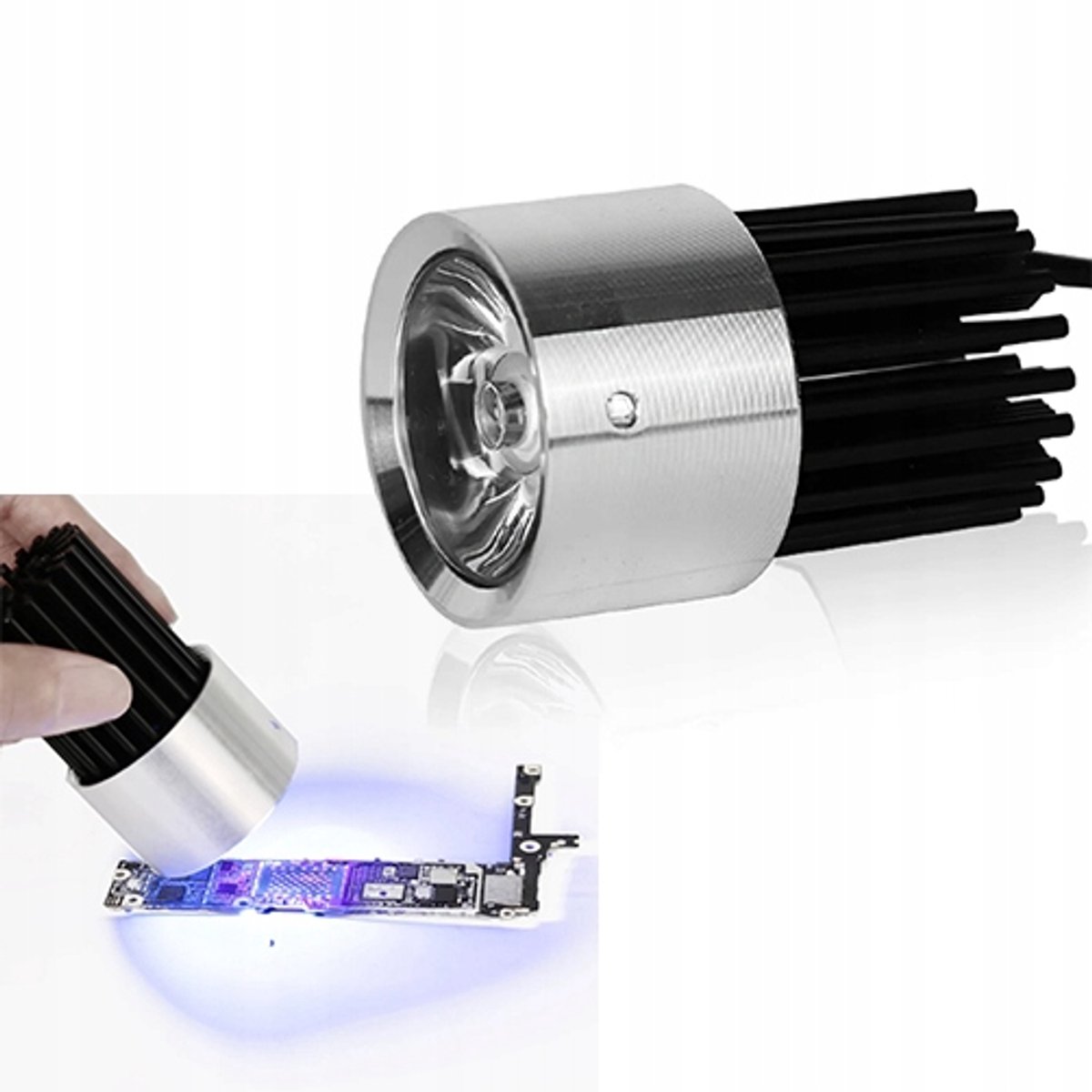 Rosfix UV Lamp Mini - Paars UV-LED, USB 5V Voeding - Kabel 180 cm, 5,9x3,9 cm