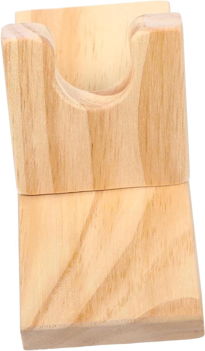 Lijmpistool Houtrek - Houten Lijmhouder - Creatieve Projecten - Stabiele Plaatsing - 20x8x1.5cm - Willekeurig