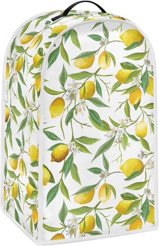 Lemon Leaf Patroon Keuken Blender Stofkap - Bescherming tegen Vingerafdrukken voor Blender, Juicer en Koffiezetapparaat — afbeelding 2