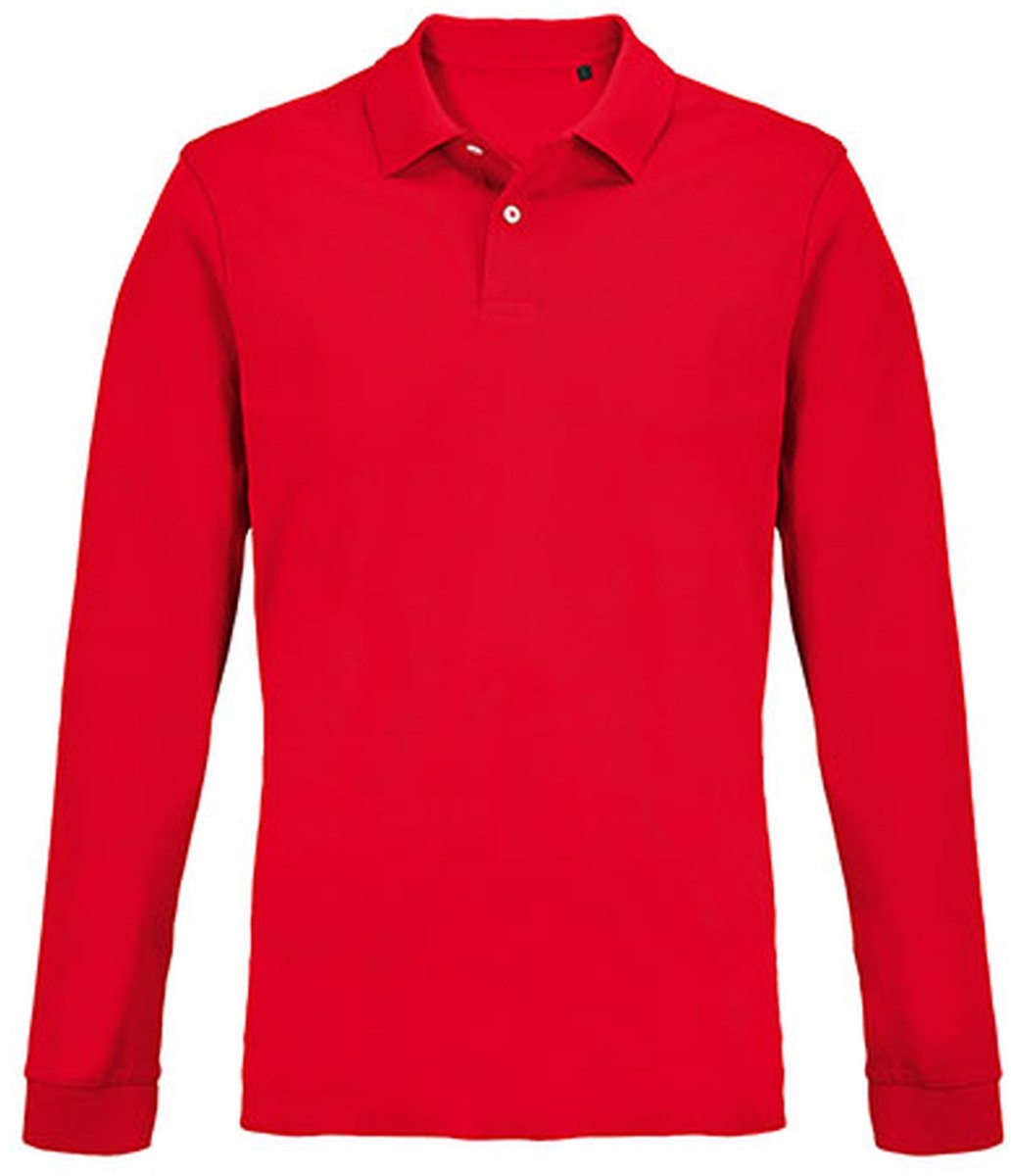 SOL'S Unisex Pacific Polo Shirt Longsleeve L04441 - Red - XXL