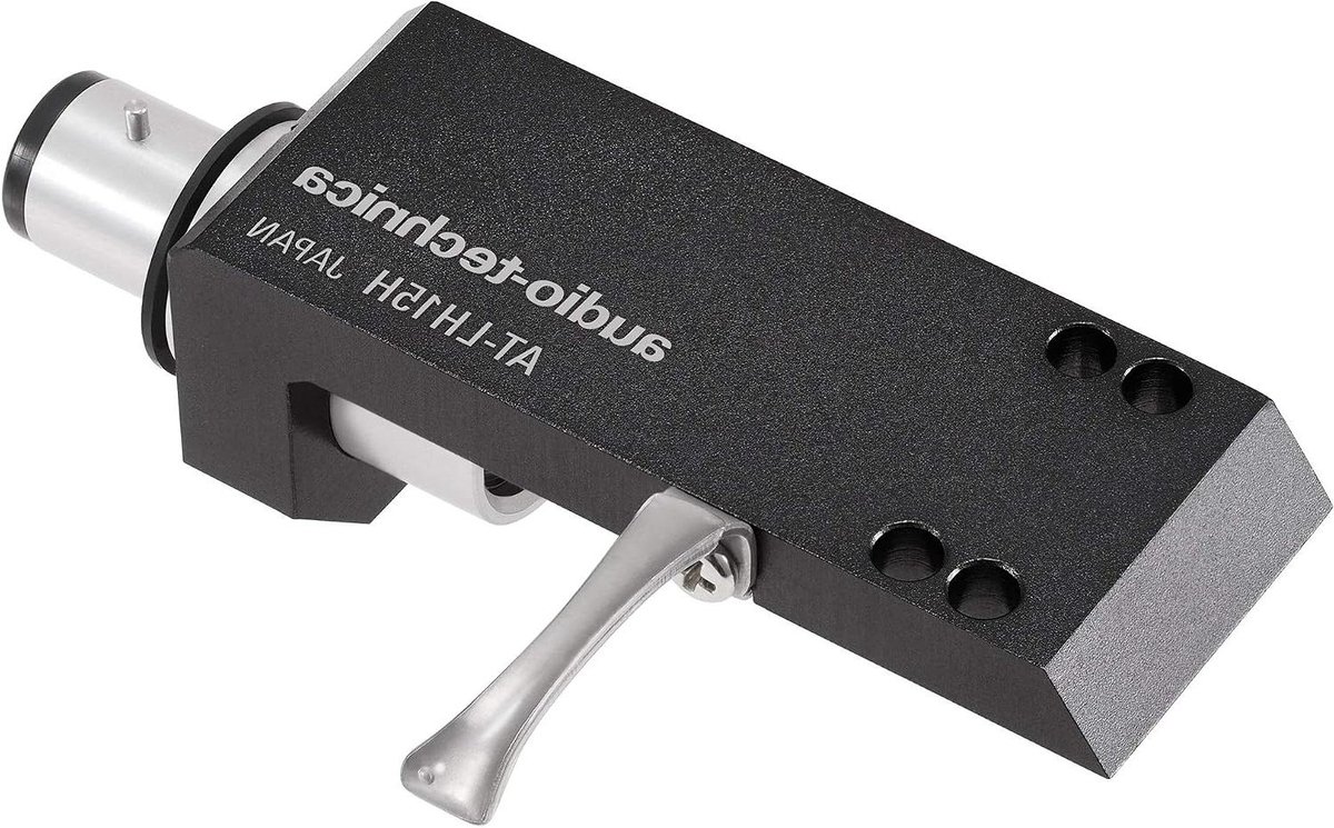 Headshell met OFC bedrading - Draaitafel element houder - Muziek luisteren - Geanodiseerd aluminium ontwerp - 15 gram - Zwart