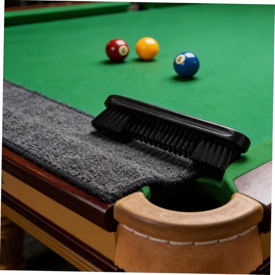 Biljart Ballenrek - Pooltafel Accessoires - Spel Voorbereiden - Massief Houten Constructie - 33x29.5x3cm - Zwart — afbeelding 4