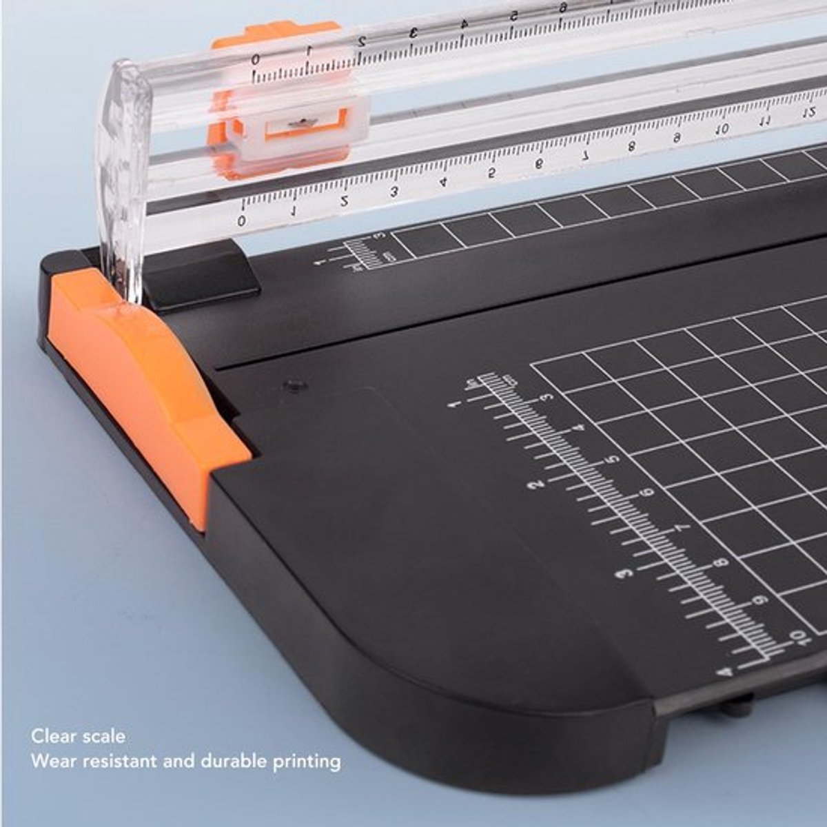 Papiersnijder A4 - Snijcapaciteit 10 Vellen - Automatische Veiligheidsgarantie - Bidirectionele Messen - Lichtgewicht - Compact Ontwerp - Papiertrimmer