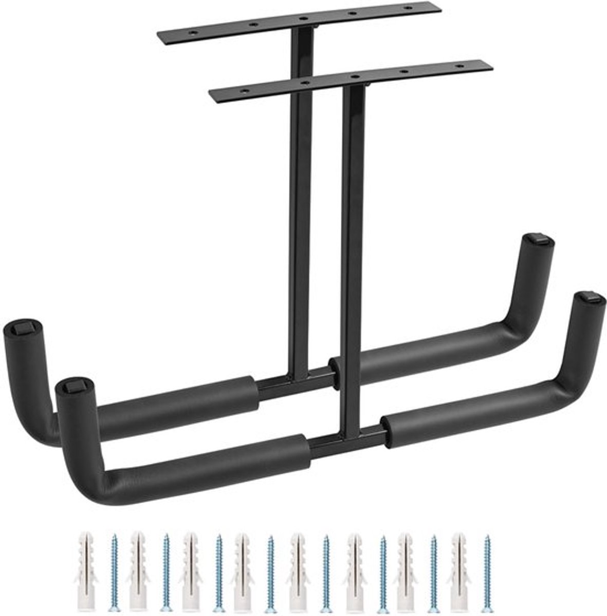 Garagehaken Heavy Duty - Wandbeugel - Opslagrek - Gereedschap - Fietsen - 4 stuks - 31 cm x 26 cm - Opslaghaak