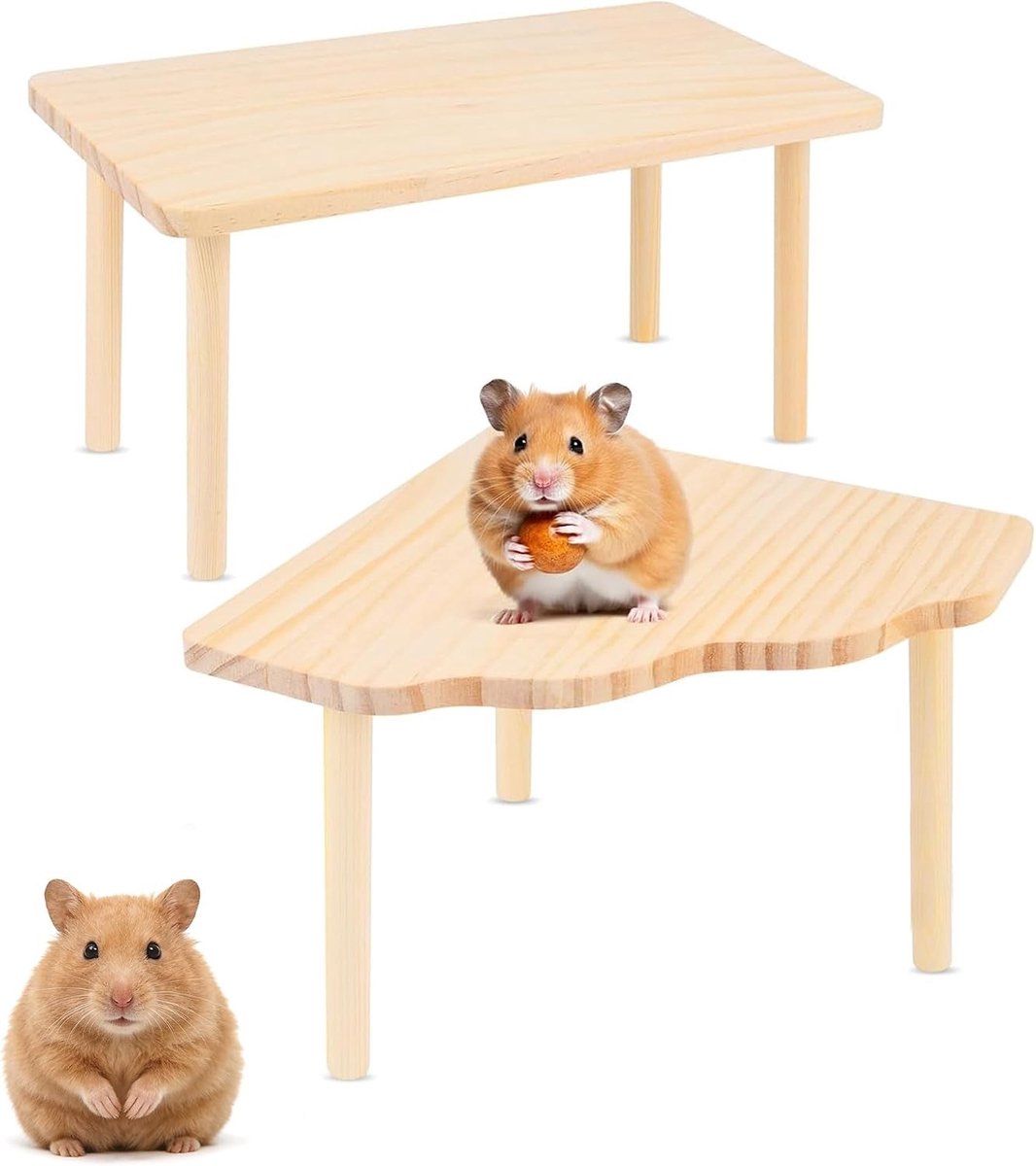 Houten Hamster Platform - ShopVlot