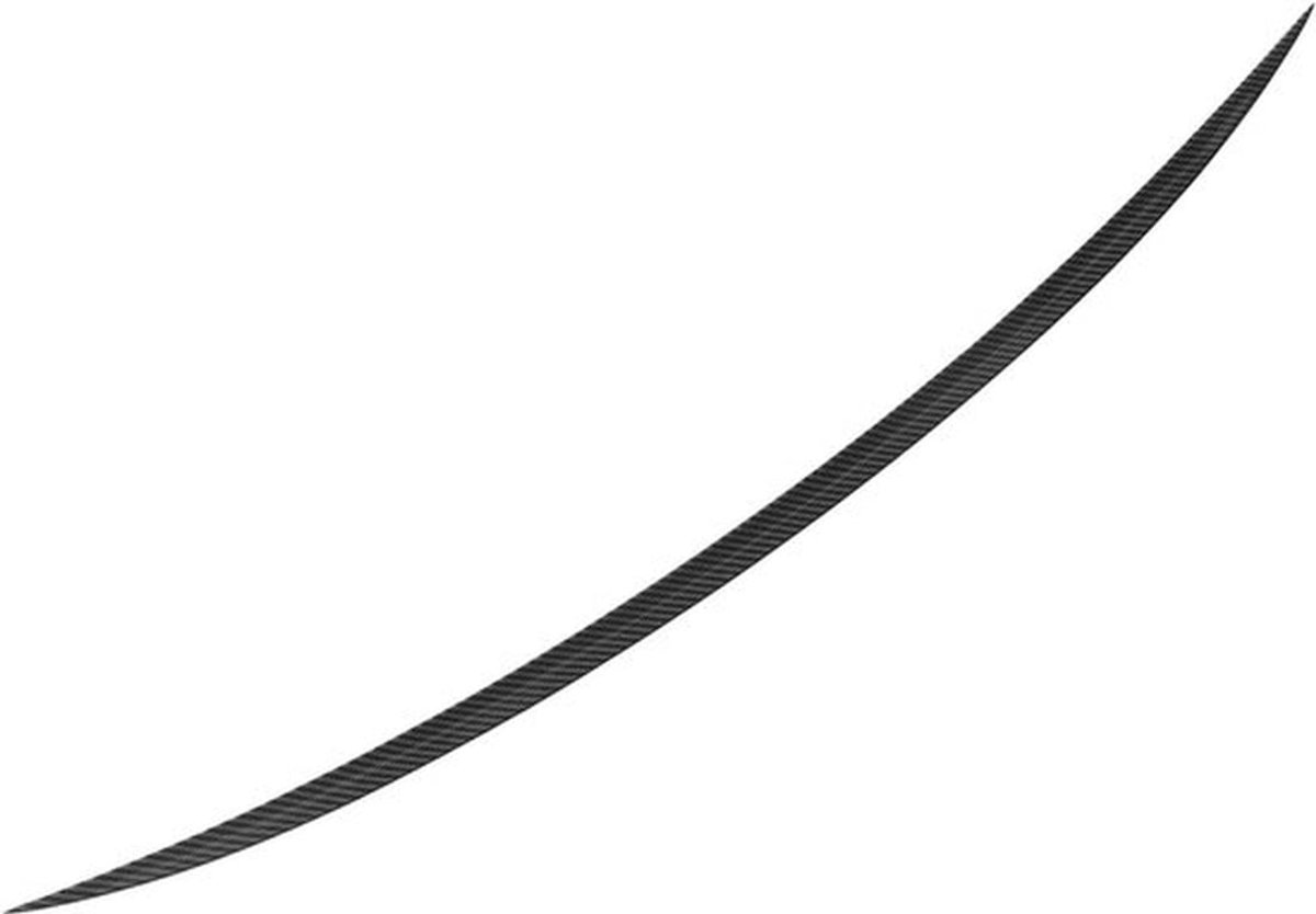 Regendeflector Perfecte Vervanging 2017-2021 - Kofferbak Spoiler - Koolstofvezel Stijl - Duurzaam ABS Materiaal - Waterdicht - Betrouwbaar in Gebruik - Raamspoiler