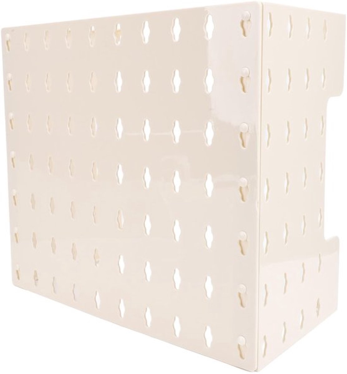 Opbergrek Minimalistisch - Decoratiehoes voor Gasverwarming - Sterk en Stevig - Ruimtebesparend Ontwerp - Zelfklevende Pads - Gemakkelijke Toegankelijkheid - Opbergoplossing