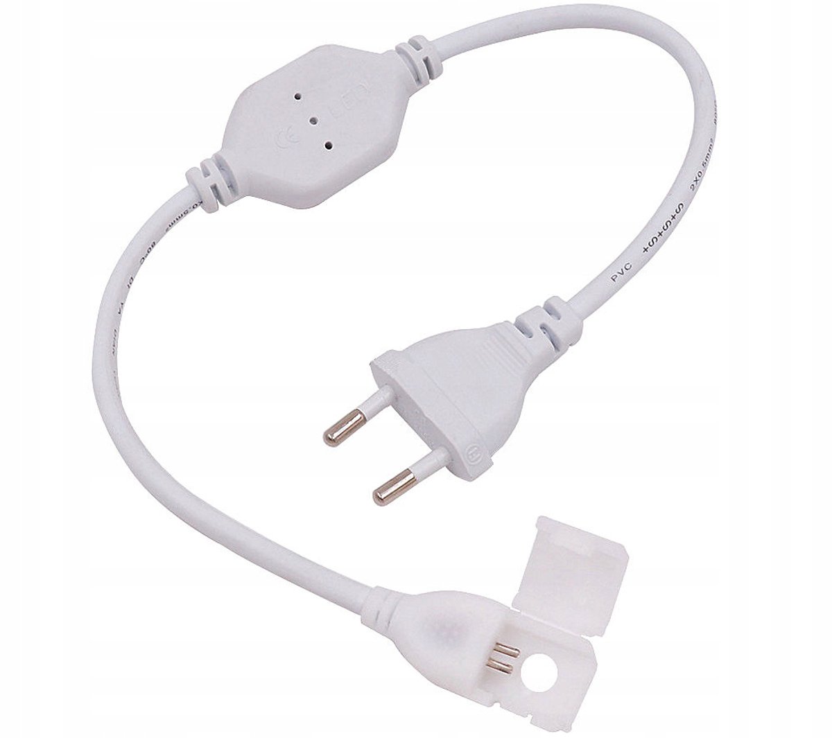 Rosfix Voeding Spanningsstabilisator - 230V 8A - Witte Kabel 33cm - Max 50m COB