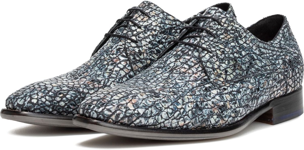 Floris Van Bommel Sfm-30201 De Netter Nette schoenen - Business Schoenen - Heren - Blauw - Maat 44⅔