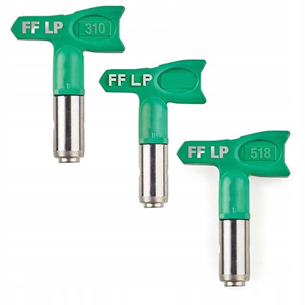 Rosfix Spuitmond Set FFLP 310/516/518 - Laagdruk Spuitmond - 50° Spray, 345 Bar, 80–140 Bar