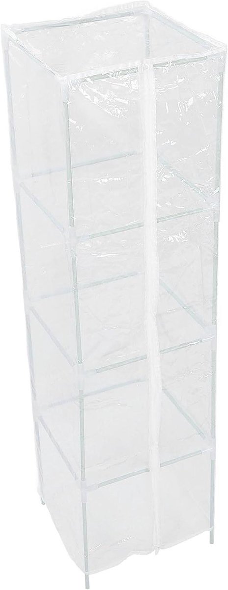 Tuinkas Ruim Ontwerp - Binnenkas Planten - Planten Kweken - Transparante Hoes - 45 x 35 x 5 cm - Transparant