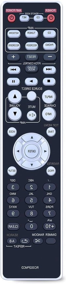 Afstandsbediening - Afstandsbediening RC - Audio Bediening - Specifiek Model - 1 x 1 x 1 cm - Zwart