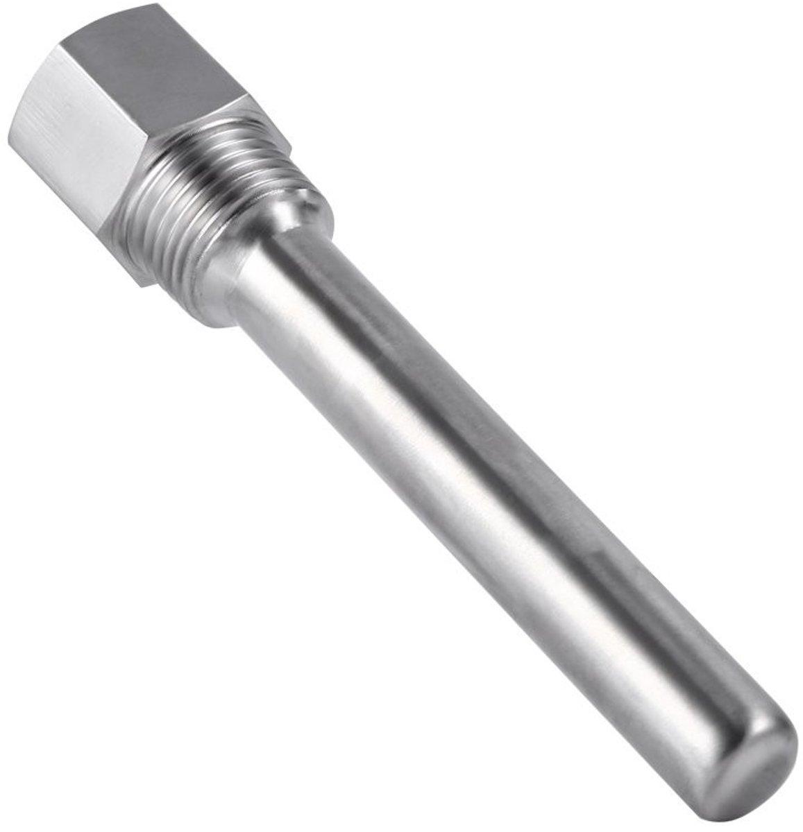 Duurzame RVS Thermowell 1/2" NPT voor Temperatuursensoren, Set voor Brouwthermometer en Brouwketel