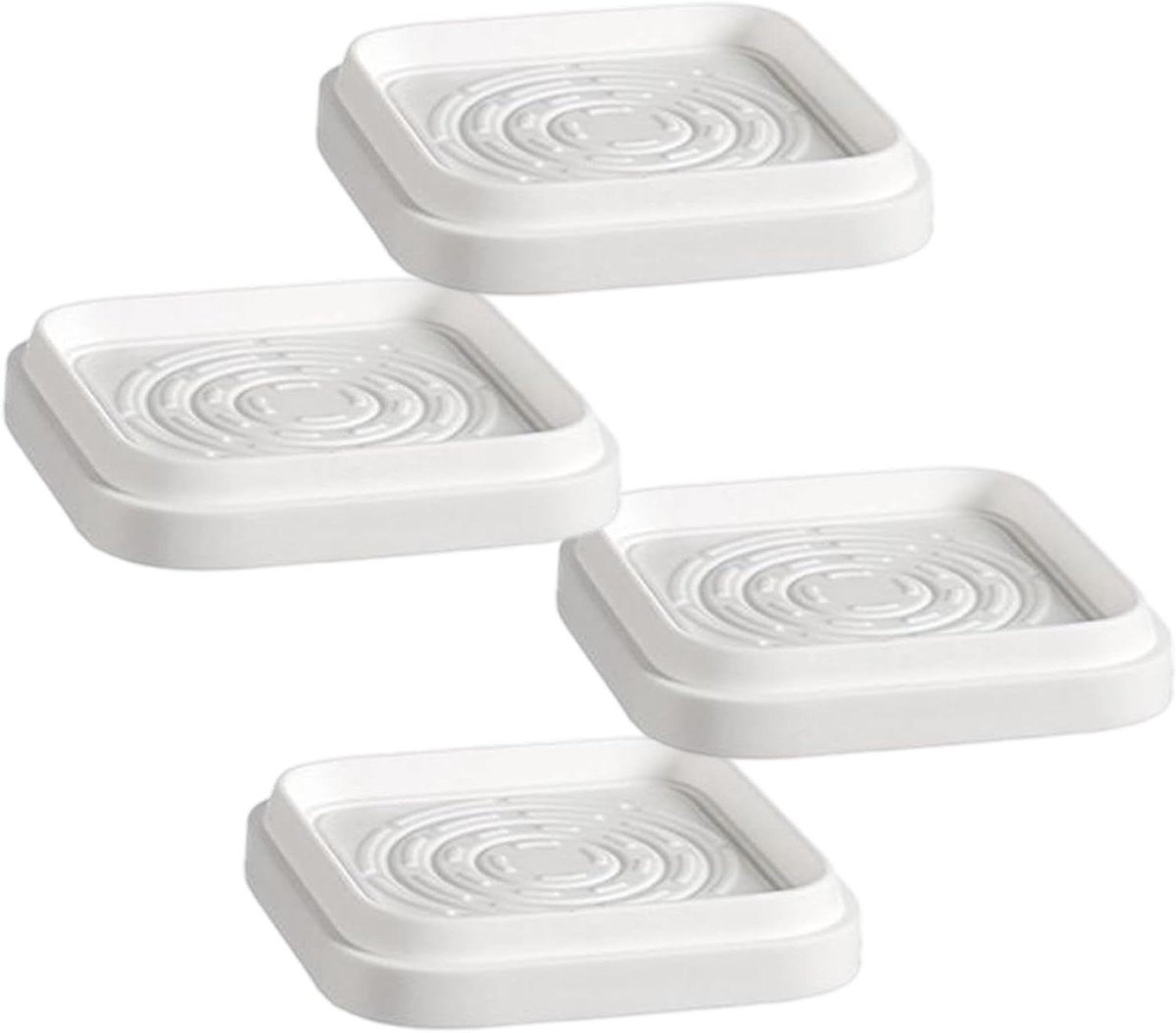 Meubelhoogte verhogers - Bank stoel lifters - Meubels verhogen - Antislip en stapelbaar - 8 x 8 x 1.2 cm