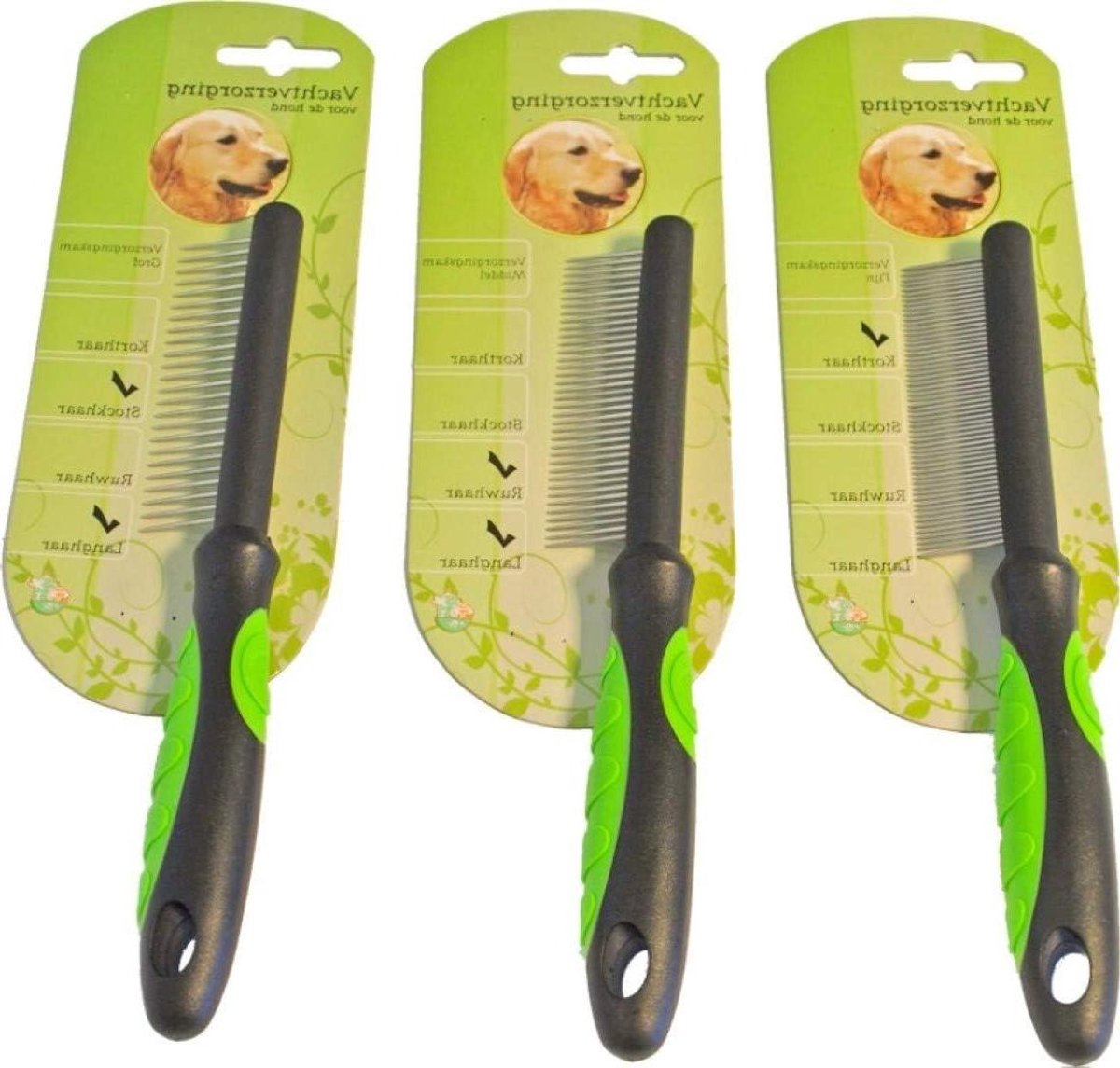 Hondenkam Korthaar - Borstel Hond - Vacht Verzorgen - Fijne Tanden - Niet gespecificeerd - Niet gespecificeerd