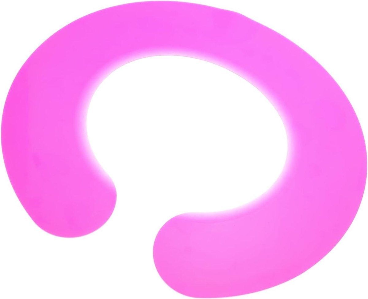 Kappers Nekband - Haarkraag Siliconen - Haar Knippen - Waterdicht en Afveegbaar - 29.5 cm - Roze