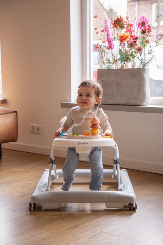 MamaLoes Mikko Grijs Baby Walker Loopstoel van Merkloos — afbeelding 4