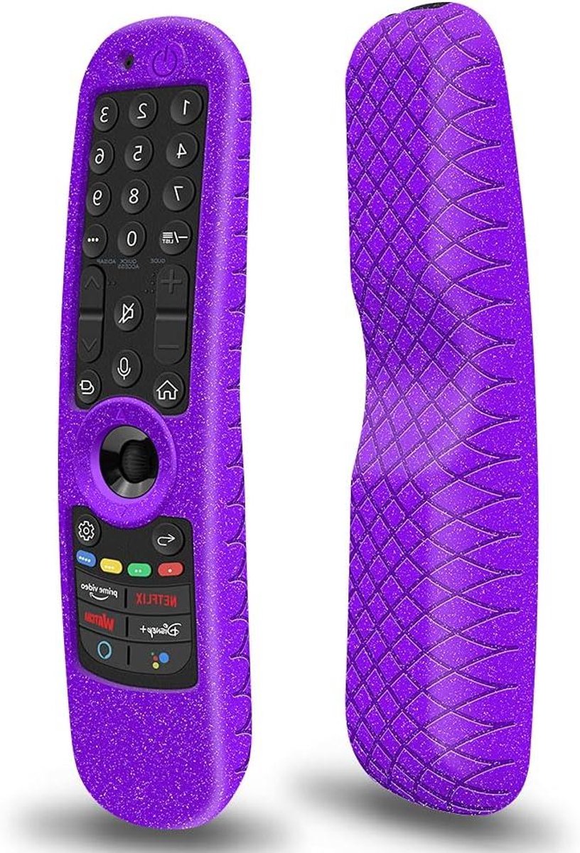 Afstandsbediening Beschermhoes - Case Siliconen Hoes - TV Kijken - Nauwkeurige Pasvorm - Niet Van Toepassing - Paars