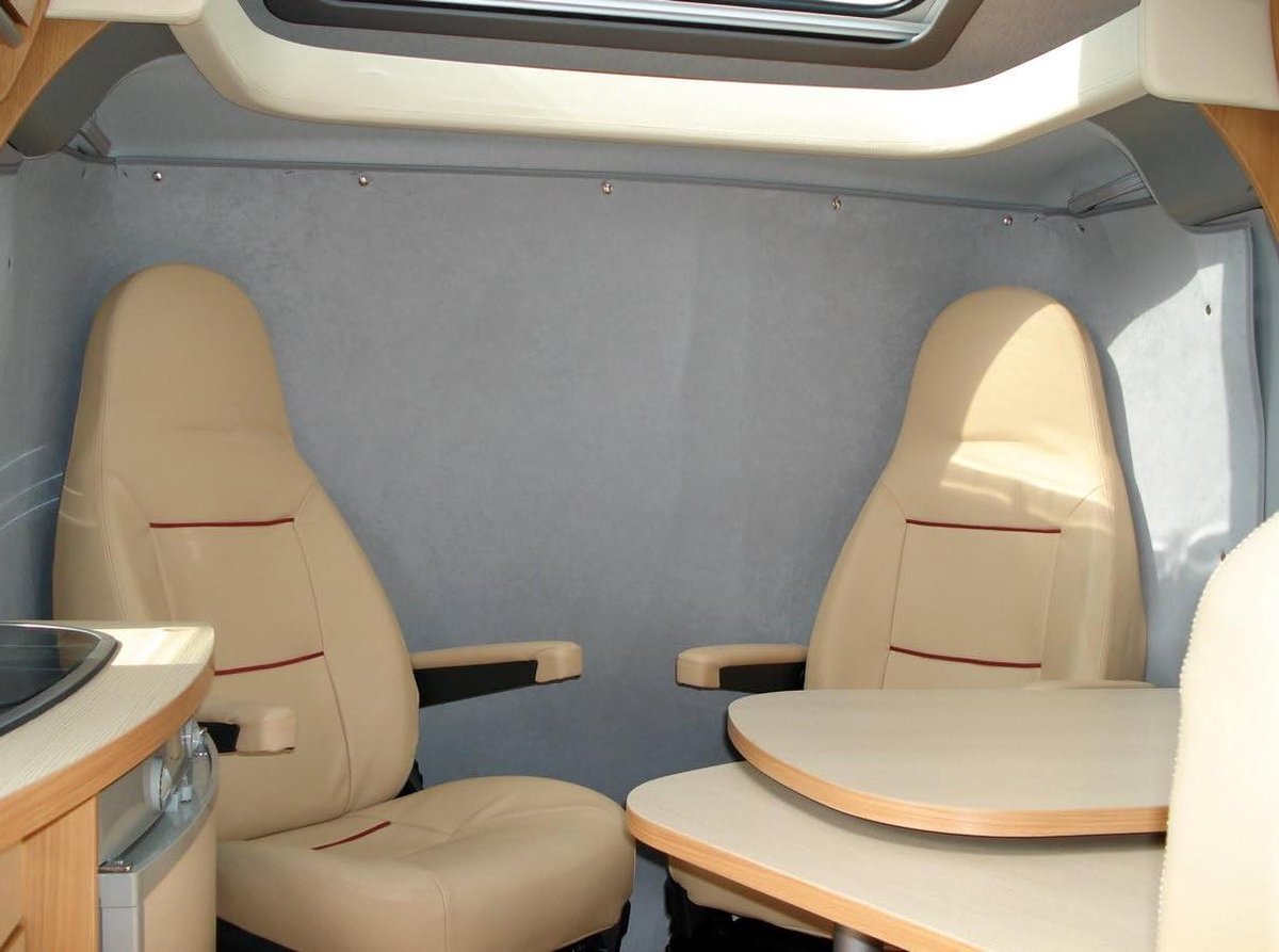 Isolatiemateriaal Camper - Thermische Gordijn - Isolatie Camper - Specifieke Pasvorm - N.v.t. - Lichtgrijs