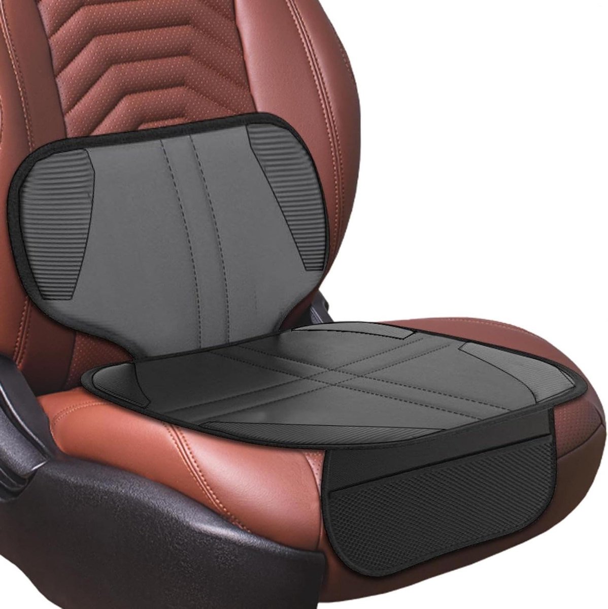 Autostoelbeschermer - Kinderzitje hoes - Auto interieur - Waterdicht en antislip - 94 x 47 cm - Zwart