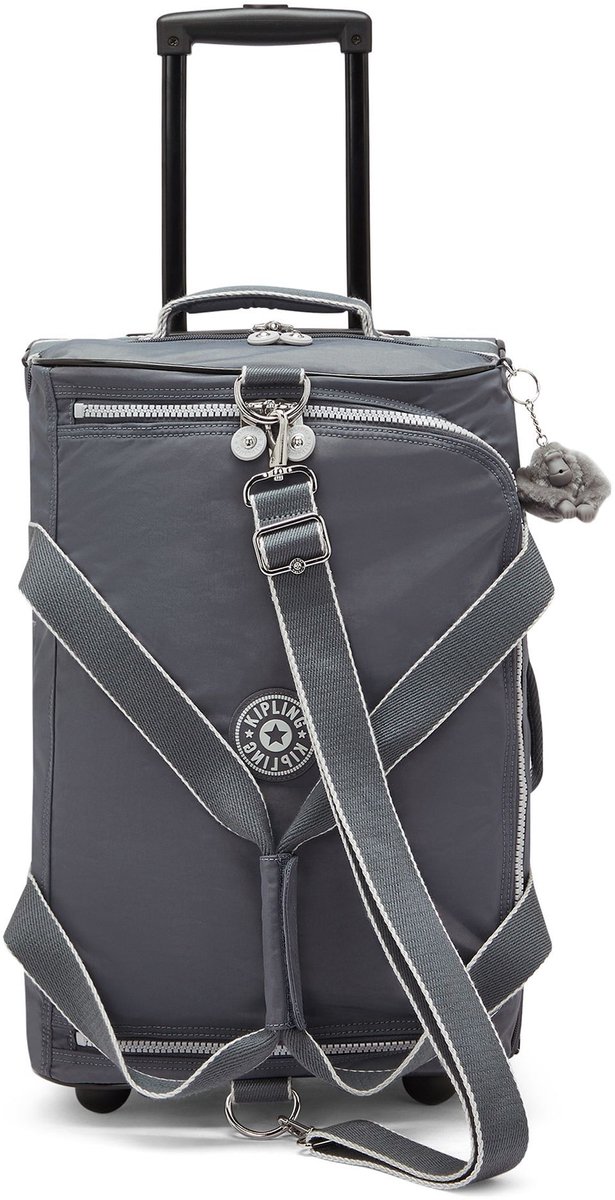 kipling reistas trolley Teagan Us Small wheeled luggage Moonlit Grey grijs 54cm
